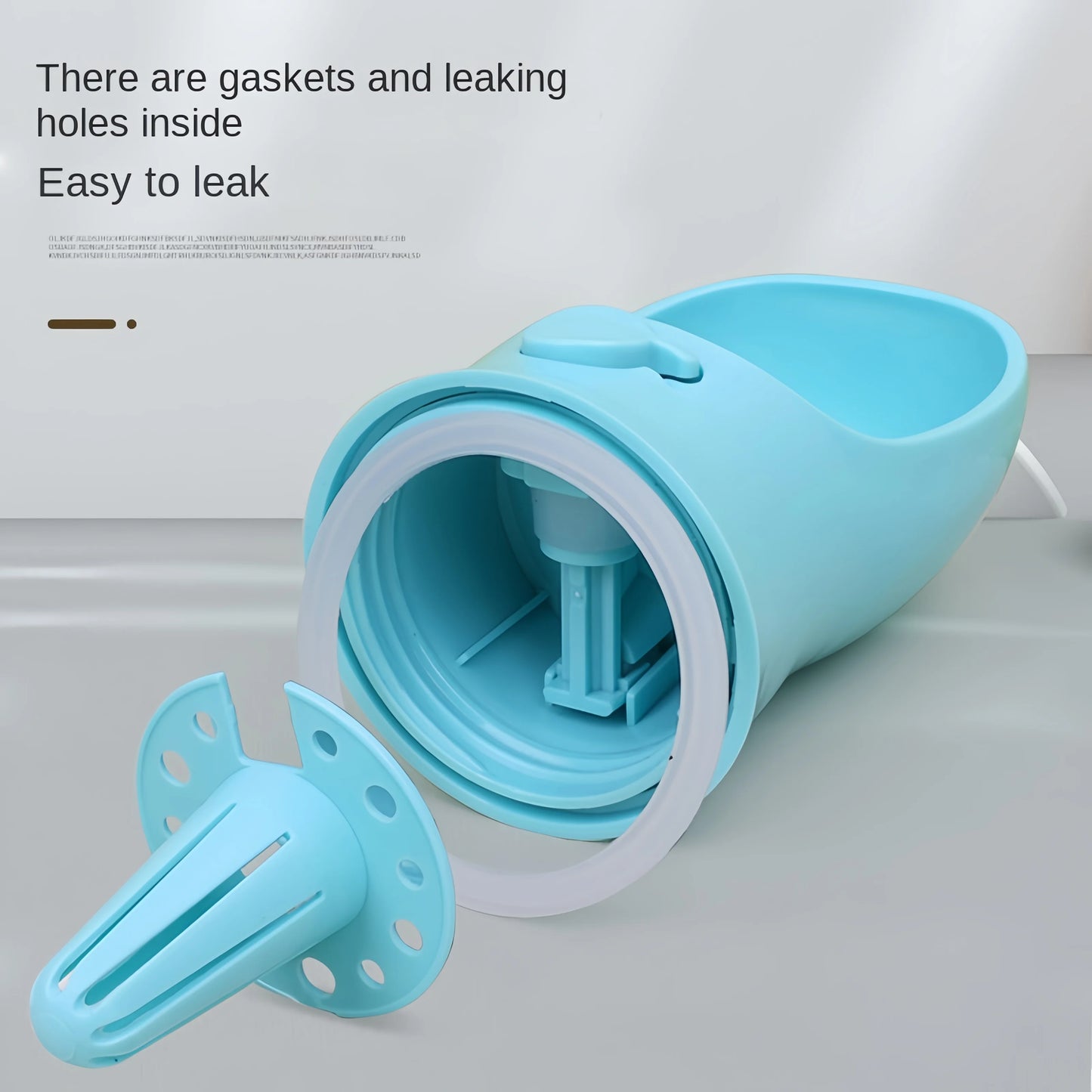 Portable Pet Water Bottle – 2-in-1 Water & Food Dispenser