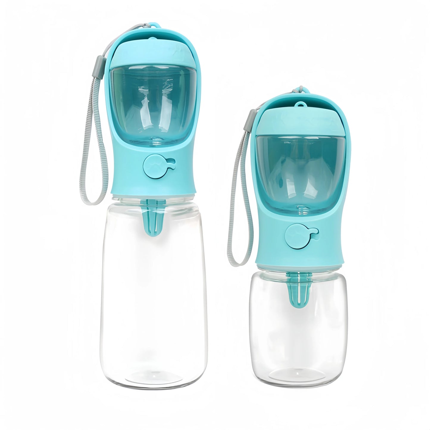 Portable Pet Water Bottle – 2-in-1 Water & Food Dispenser